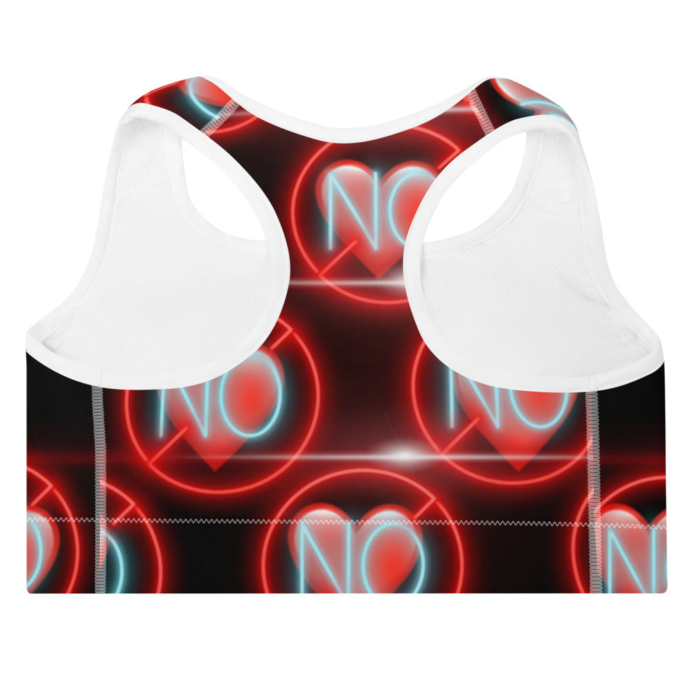 No Love 3 Padded Sports Bra
