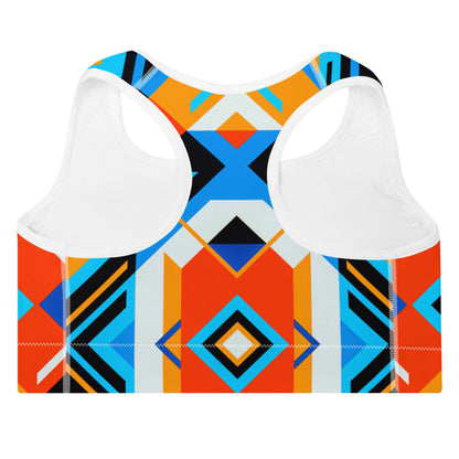 Aztec Blue Sports Bra