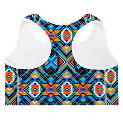 Aztec Blue 2 Sports Bra