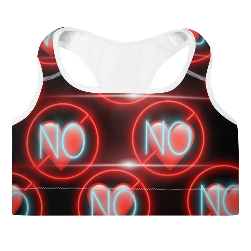 No Love 3 Padded Sports Bra
