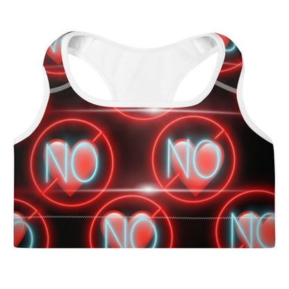 No Love 3 Padded Sports Bra