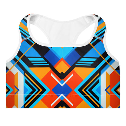 Aztec Blue 3 Sports Bra