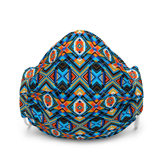 Aztec Blue 2 mask