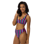 Jazzy high-waisted bikini