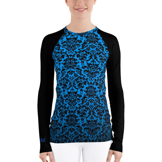 Chandelier Blue Women's Long Sleeve Dry Fit