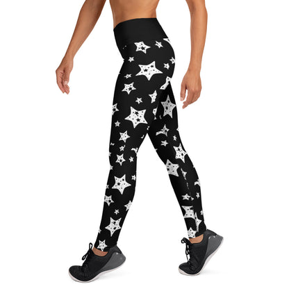 Stars Leggings black with without pockets