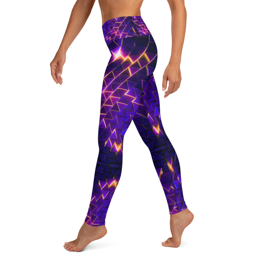 Shock wave Yoga Leggings