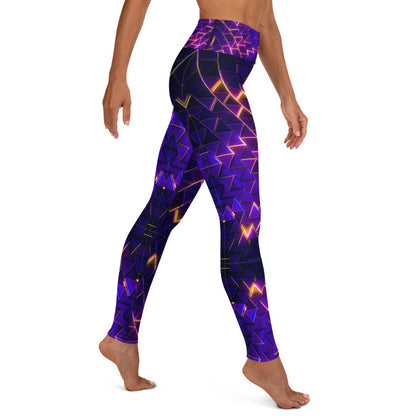 Shock wave Yoga Leggings