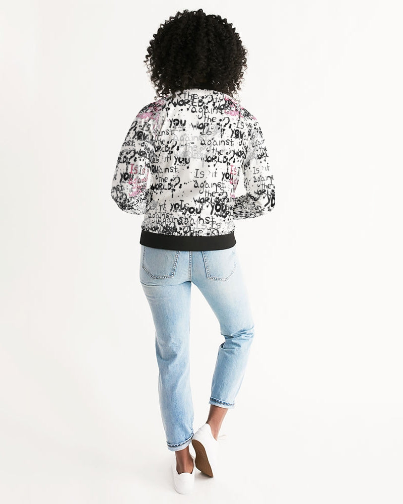 Graffiti Women's Bomber Jacket