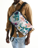 Warm Floral Slim Tech Backpack