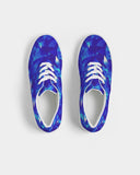 Crystal Blue Women's Lace Up Canvas Shoe