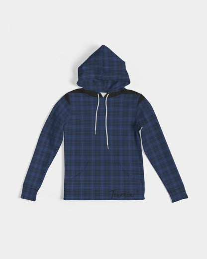 Blue Plaid Women's Hoodie