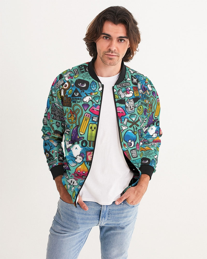 Cartoon massacre Men's Bomber Jacket