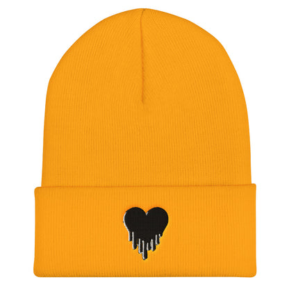 Heart Cuffed Beanie