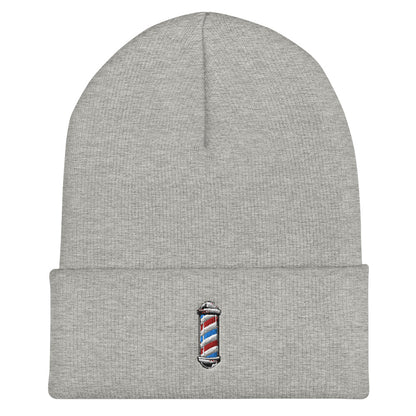 Barber Pole Cuffed Beanie