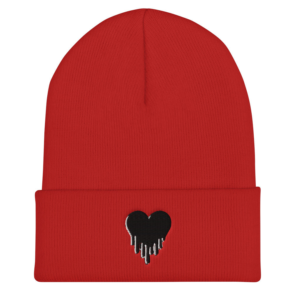 Heart Cuffed Beanie