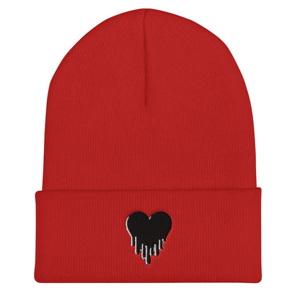 Heart Cuffed Beanie
