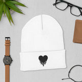 Heart Cuffed Beanie