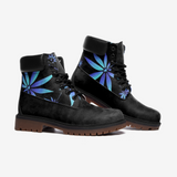 Glow Leaf Casual Leather Lightweight boots