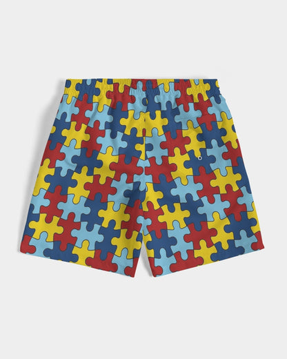 Autism Awareness FC4 Men's Swim Trunk