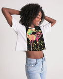 Poisonous kisses Women's Lounge Cropped Tee