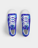 Crystal Blue Men's Hightop Canvas Shoe