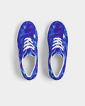 Crystal Blue Men's Lace Up Canvas Shoe