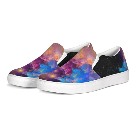 Colorful Smoke Slip-On Canvas Shoe