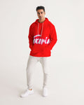 White logo Script Men's Hoodie