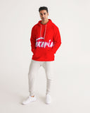 White logo Script Men's Hoodie