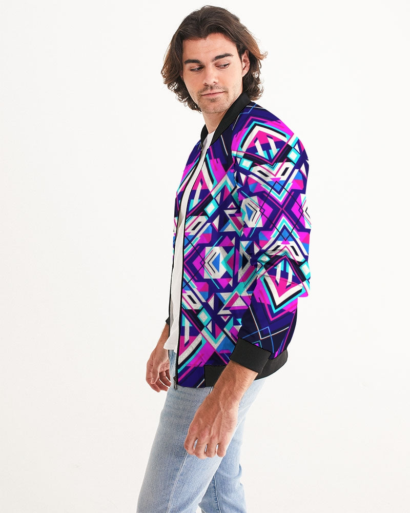 Aztec pink Men's Bomber Jacket