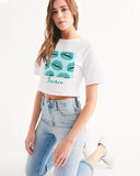 A Few Teal Kisses Women's Cropped Tee