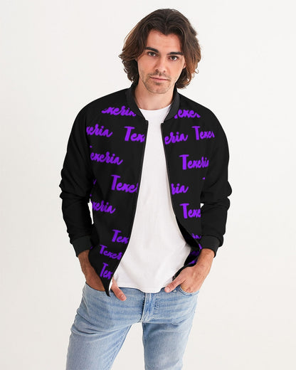 Texeria Monogram purple Men's Bomber Jacket