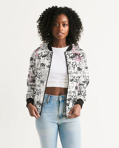 Graffiti Women's Bomber Jacket