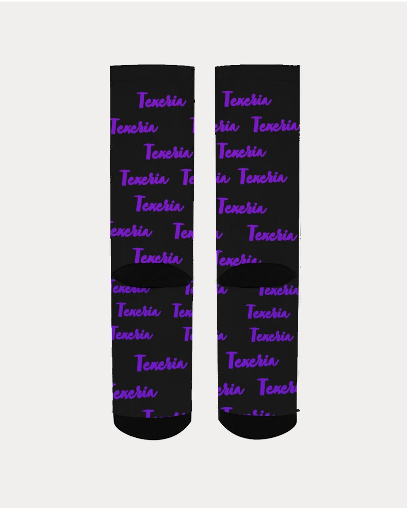 Texeria Monogram purple Women's Socks