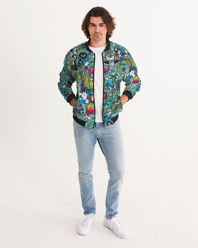 Cartoon massacre Men's Bomber Jacket