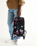 Dark Floral Slim Tech Backpack