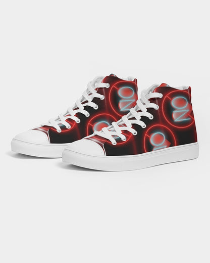 No love 3 Women's Hightop Canvas Shoe