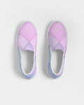 Pastel diamonds Women's Slip-On Canvas Shoe