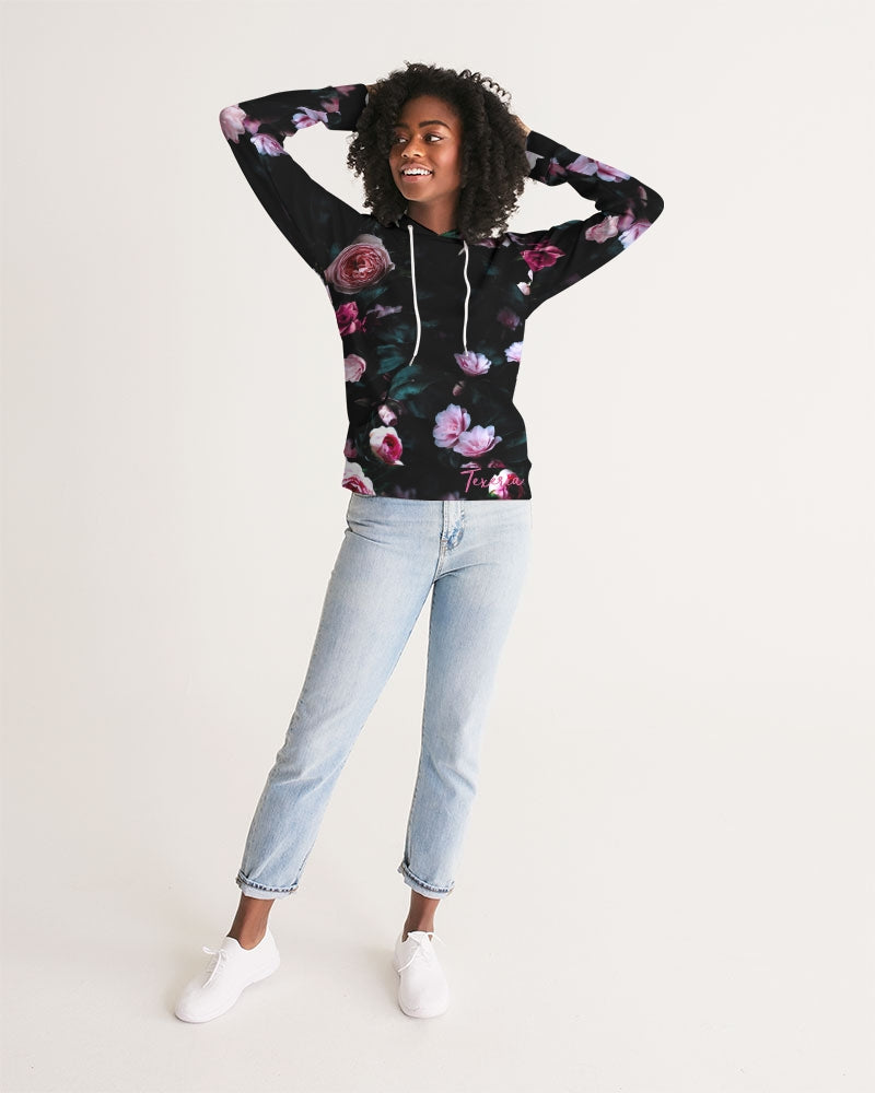 Dark Floral Women's Hoodie