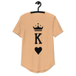 King Men's Curved Hem T-Shirt