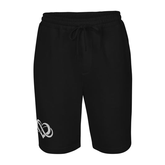 Poly love ( wht) Men's fleece shorts