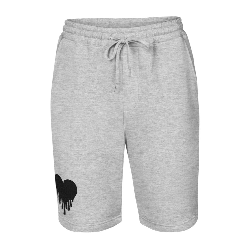 Heart Men's fleece shorts