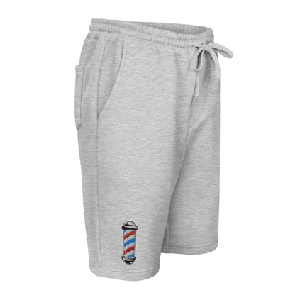 Barber Pole Men's fleece shorts