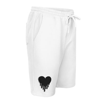 Heart Men's fleece shorts