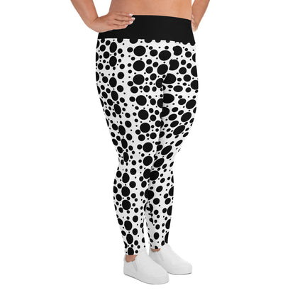 Dots Plus Size Leggings