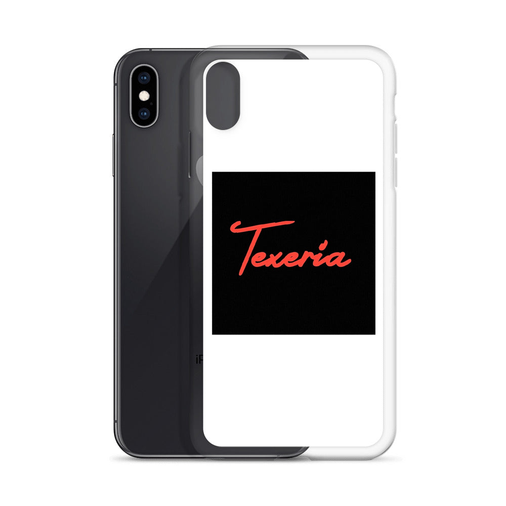 Red Logo Script iPhone Case