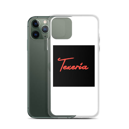 Red Logo Script iPhone Case