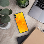 Orange Abstract iPhone Case