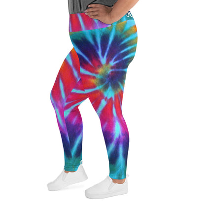 Tye Dye Plus Size Leggings